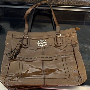 Brighton Brown Patton Leather Tote Bag